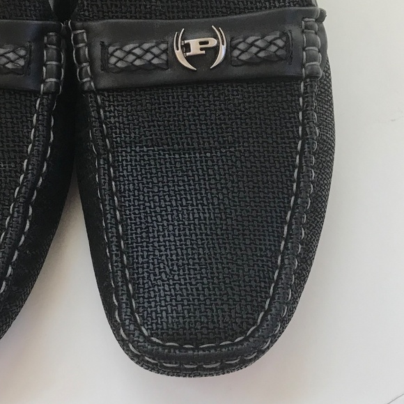 PHAT FARM Classic Driving Loafers Slip On Comfort Shoes Black Men’s Size 10 Wide - Picture 4 of 16